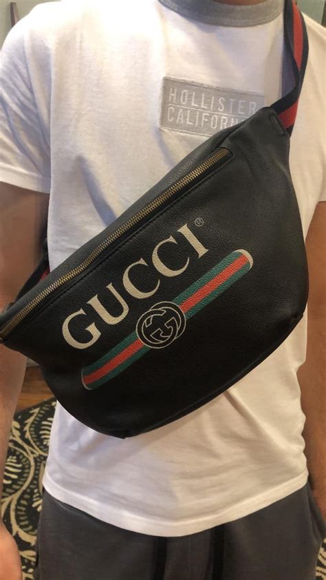 gucci designer fanny pack|authentic gucci fanny pack.